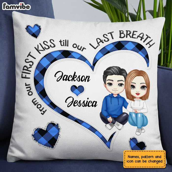 Personalized Couple Heart Pillow JL284 30O31 1