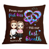 Personalized Couple Ring Heart Pillow JL292 30O34 1