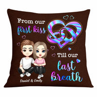 Personalized Couple Ring Heart Pillow JL292 30O34 thumb 1
