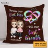 Personalized Couple Ring Heart Pillow JL292 30O34 1