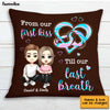 Personalized Couple Ring Heart Pillow JL292 30O34 1