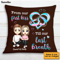 Personalized Couple Ring Heart Pillow JL292 30O34 thumb 1