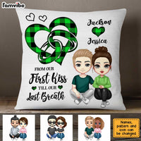 Personalized Couple Ring Heart Pillow JL296 30O31 thumb 1
