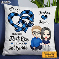 Personalized Couple Ring Heart Pillow JL296 30O31 thumb 1