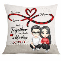 Personalized Couple Infinity Love Pillow JL305 30O31 thumb 1