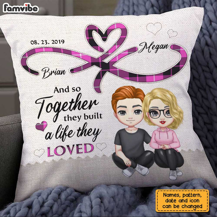 Personalized Couple Infinity Love Pillow JL305 30O31 1