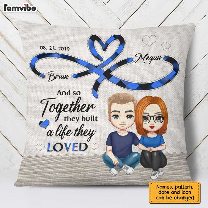 Personalized Couple Infinity Love Pillow JL305 30O31 1