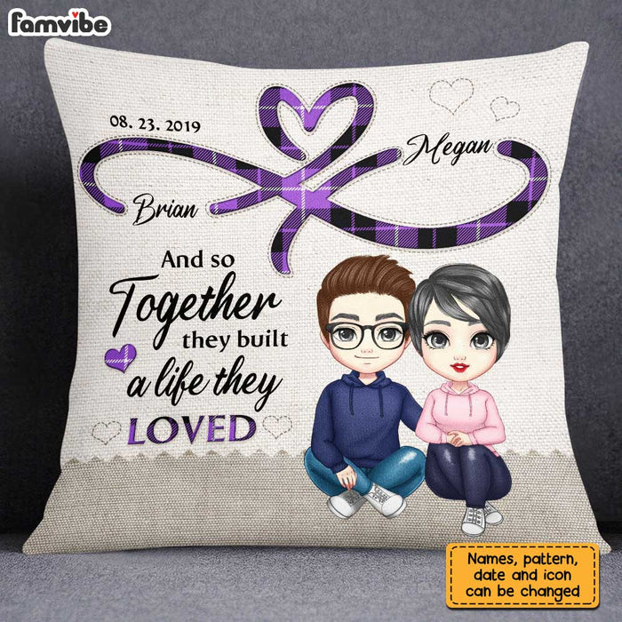 Personalized Couple Infinity Love Pillow JL305 30O31 1