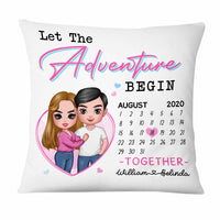 Personalized Couple Anniversary Pillow JL291 23O47 thumb 1