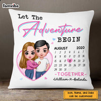 Personalized Couple Anniversary Pillow JL291 23O47 thumb 1