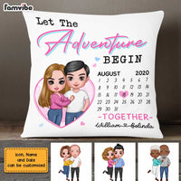 Personalized Couple Anniversary Pillow JL291 23O47 thumb 1