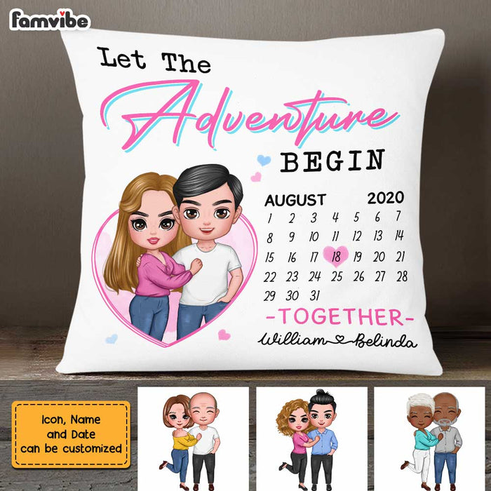 Personalized Couple Anniversary Pillow JL291 23O47 1