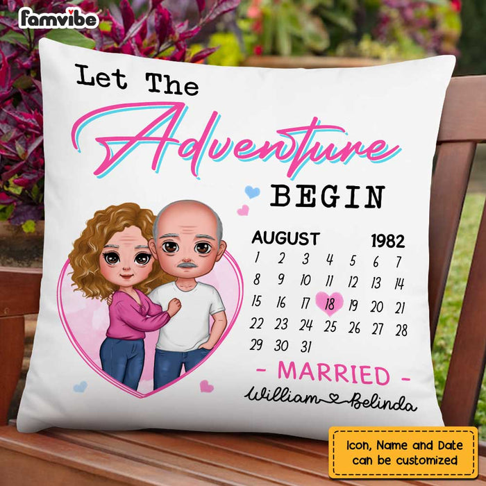 Personalized Couple Anniversary Pillow JL291 23O47 1