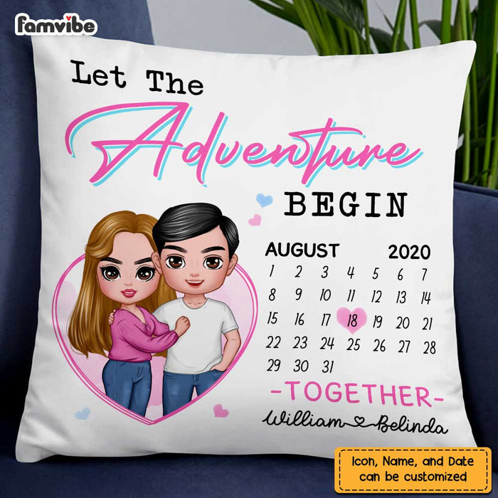 Personalized Couple Anniversary Pillow JL291 23O47 1