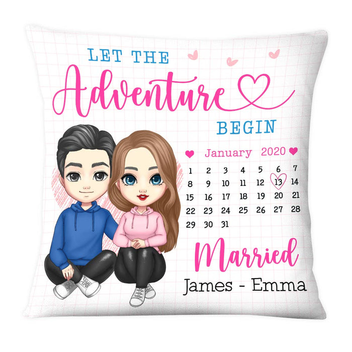 Personalized Couple Anniversary Pillow JL292 23O28 1