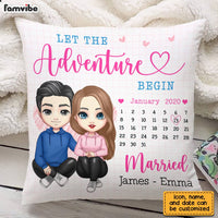 Personalized Couple Anniversary Pillow JL292 23O28 thumb 1