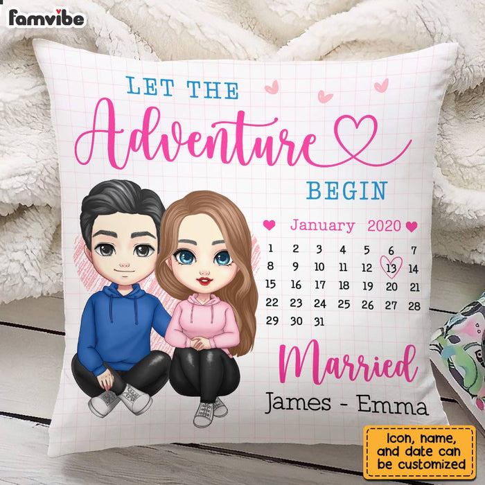 Personalized Couple Anniversary Pillow JL292 23O28 1