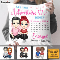 Personalized Couple Anniversary Pillow JL292 23O28 thumb 1