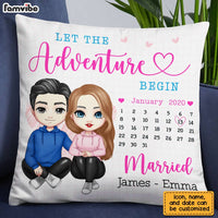 Personalized Couple Anniversary Pillow JL292 23O28 thumb 1