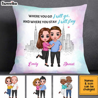 Personalized Couple Where You Go I Will Go Pillow JL297 23O34 thumb 1