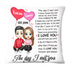 Personalized Couple The Day I Met You Pillow JL304 32O28 1
