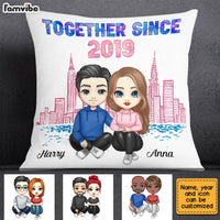 Personalized Couple Together Since Galaxy Pillow JL302 32O28 thumb 1