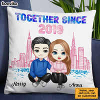 Personalized Couple Together Since Galaxy Pillow JL302 32O28 thumb 1