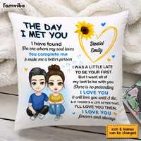 Personalized Couple The Day I Met You Pillow JL301 85O53 thumb 1