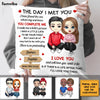 Personalized Couple The Day I Met You Pillow JL303 85O28 1