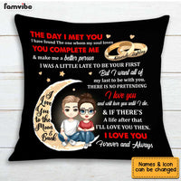 Personalized Couple The Day I Met You Pillow JL302 85O34 thumb 1