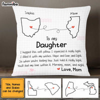 Personalized Daughter Hug This Drawing Pillow JL299 30O47 thumb 1