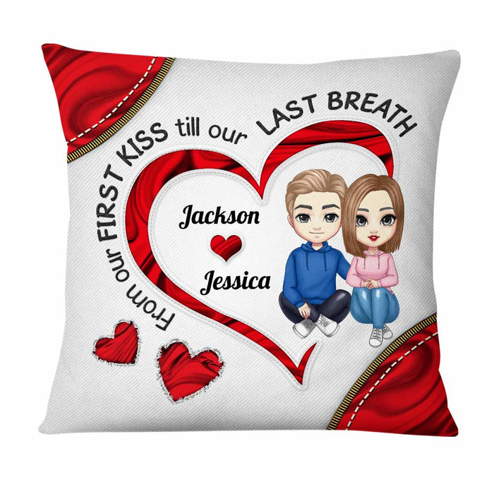Personalized Couple Heart Pillow JL304 30O47 1