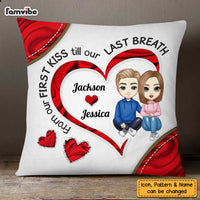 Personalized Couple Heart Pillow JL304 30O47 thumb 1