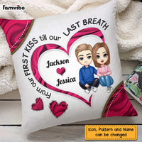 Personalized Couple Heart Pillow JL304 30O47 thumb 1