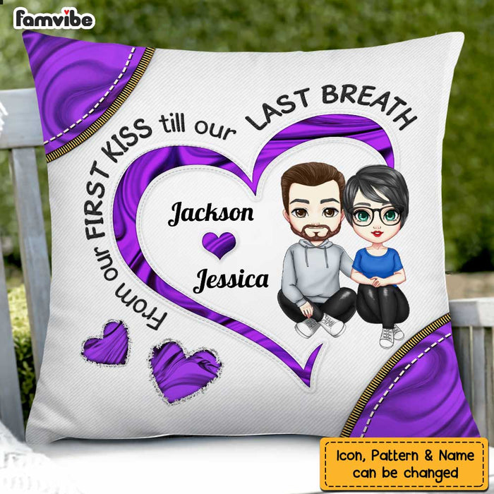 Personalized Couple Heart Pillow JL304 30O47 1