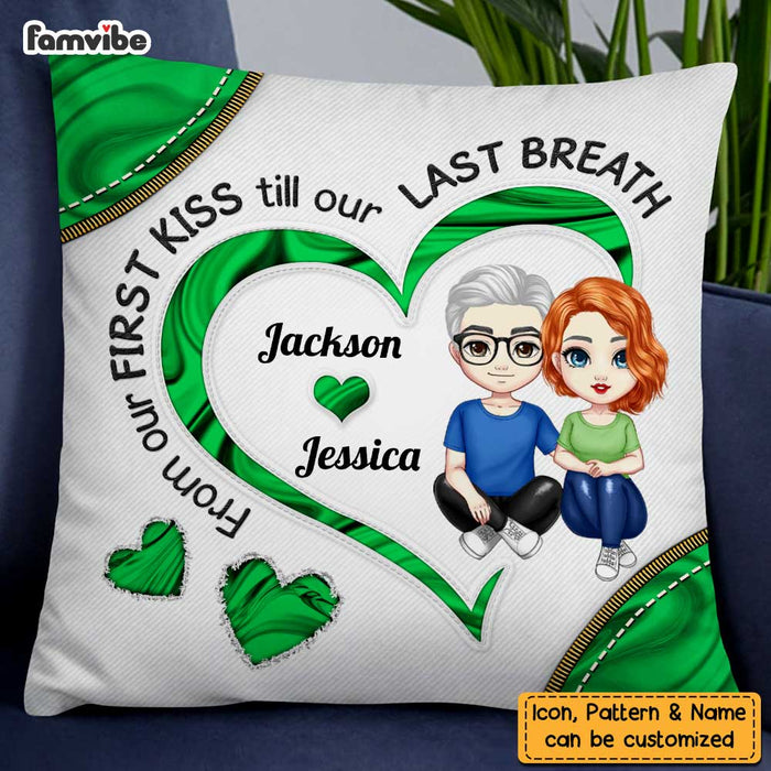 Personalized Couple Heart Pillow JL304 30O47 1