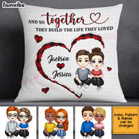 Personalized Couple Together We Build Pillow JL304 30O34 thumb 1