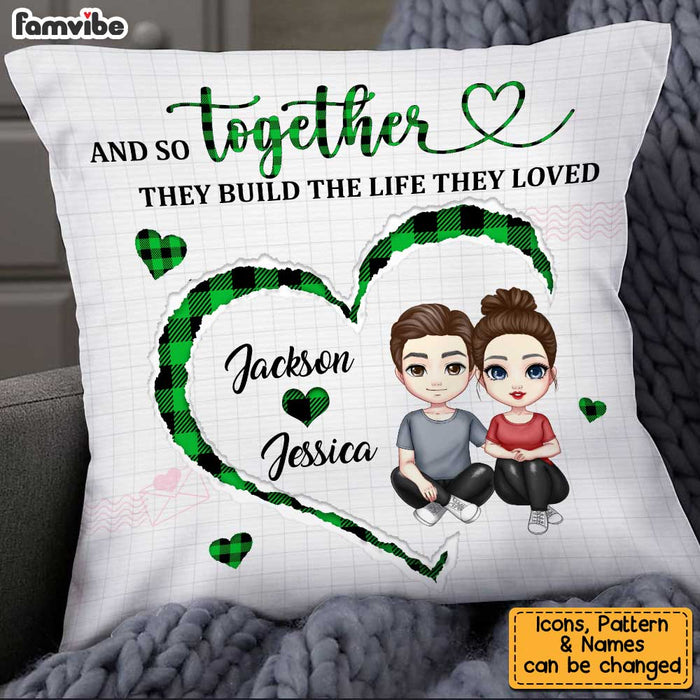 Personalized Couple Together We Build Pillow JL304 30O34 1