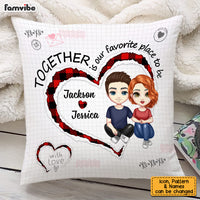 Personalized Couple Together Pillow JL301 30O53 thumb 1