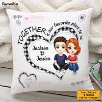 Personalized Couple Together Pillow JL301 30O53 thumb 1