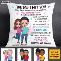Personalized Couple The Day Pillow JL302 23O28 thumb 1