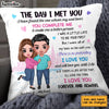 Personalized Couple The Day Pillow JL302 23O28 1
