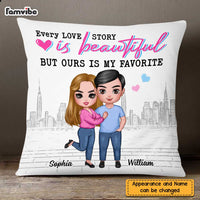 Personalized Couple Our Love Story Pillow JL301 23O47 thumb 1