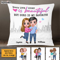 Personalized Couple Our Love Story Pillow JL301 23O47 thumb 1