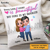 Personalized Couple Our Love Story Pillow JL301 23O47 thumb 1