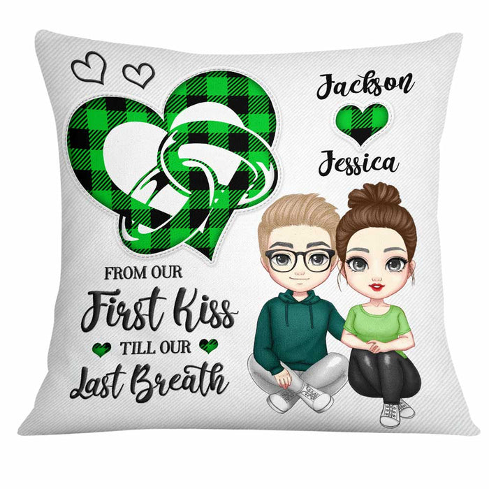 Personalized Couple Heart Ring Pillow JL306 30O31 1