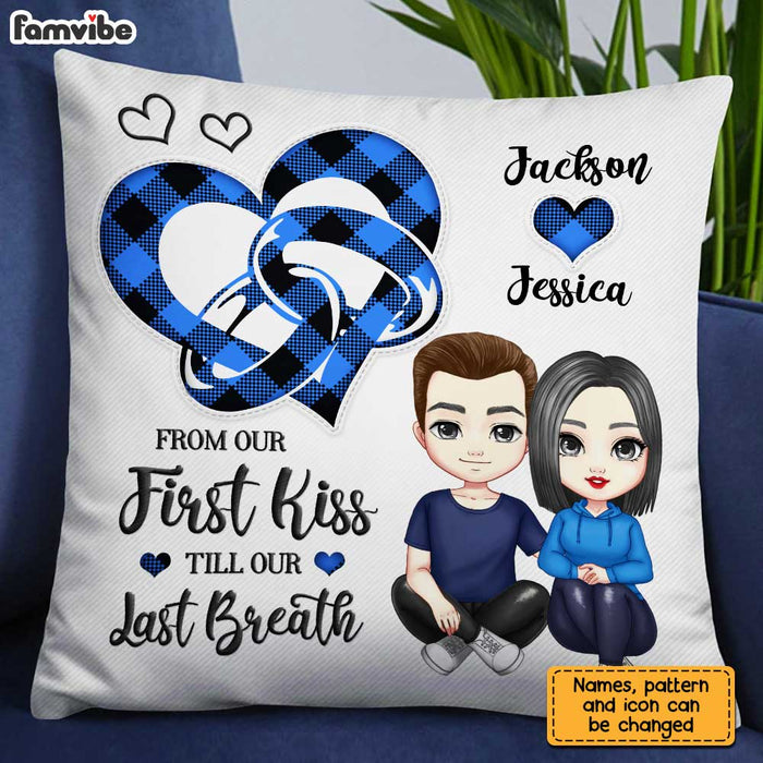 Personalized Couple Heart Ring Pillow JL306 30O31 1