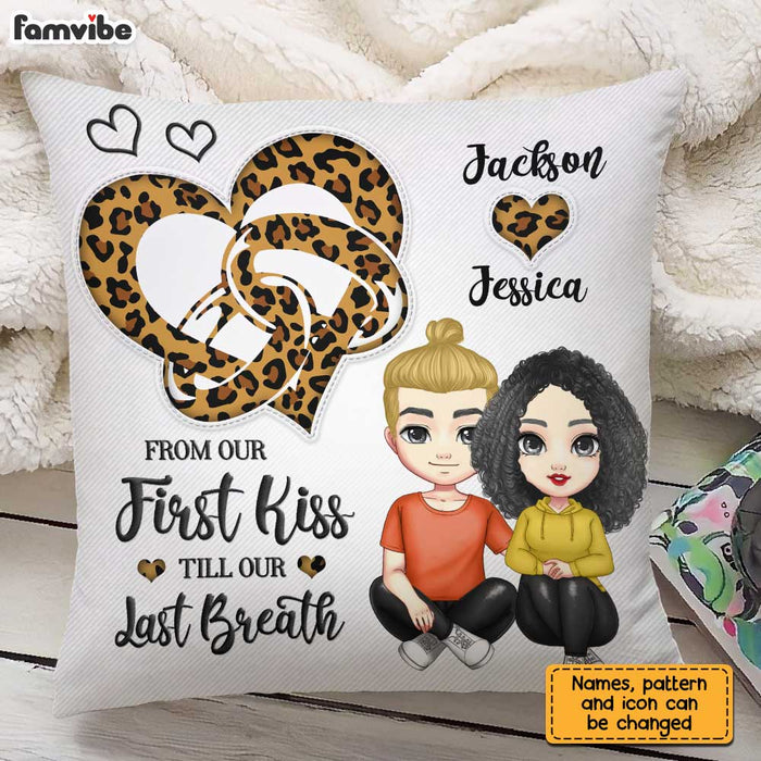 Personalized Couple Heart Ring Pillow JL306 30O31 1