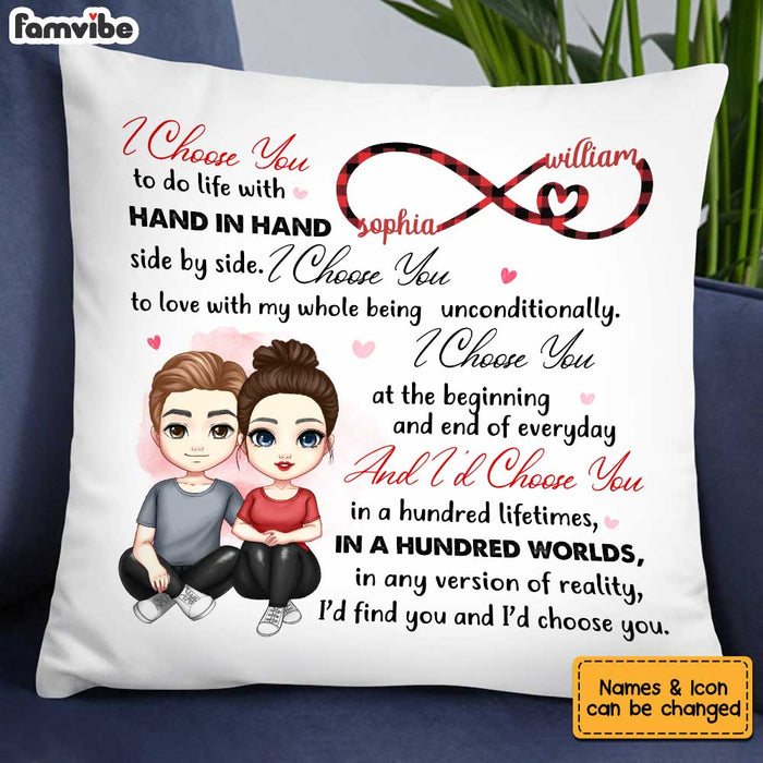 Personalized Couple I Choose You Pillow AG12 85O34 1