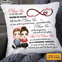 Personalized Couple I Choose You Pillow AG12 85O34 thumb 1
